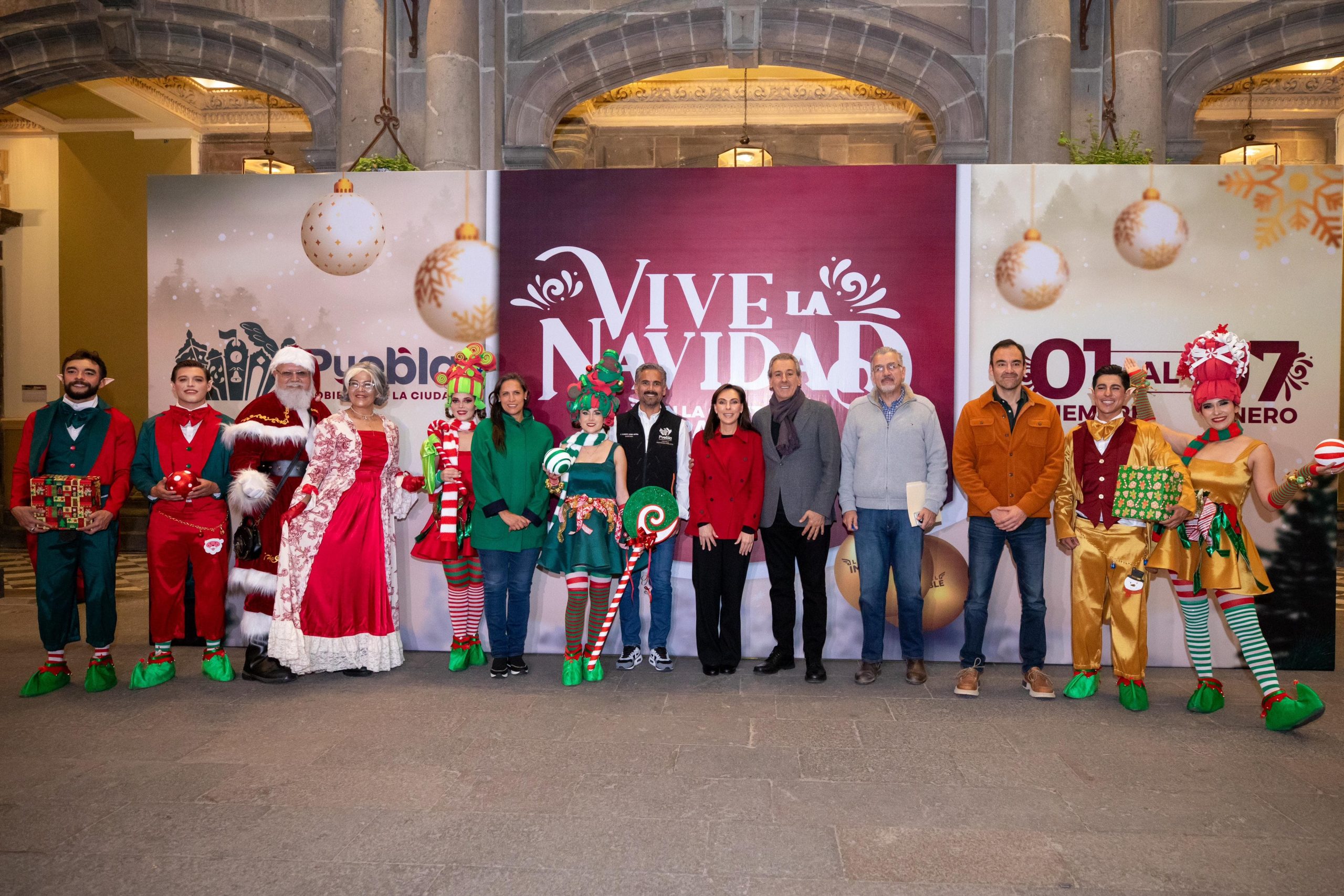 Presenta Gobierno de la Ciudad el actividades del Festival Vive la Navidad