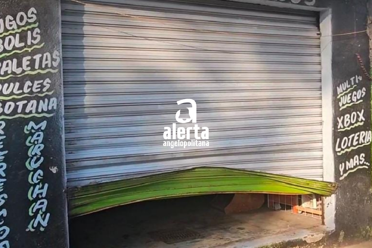 Delincuentes dan cortinazo a papelería en Villa Verde