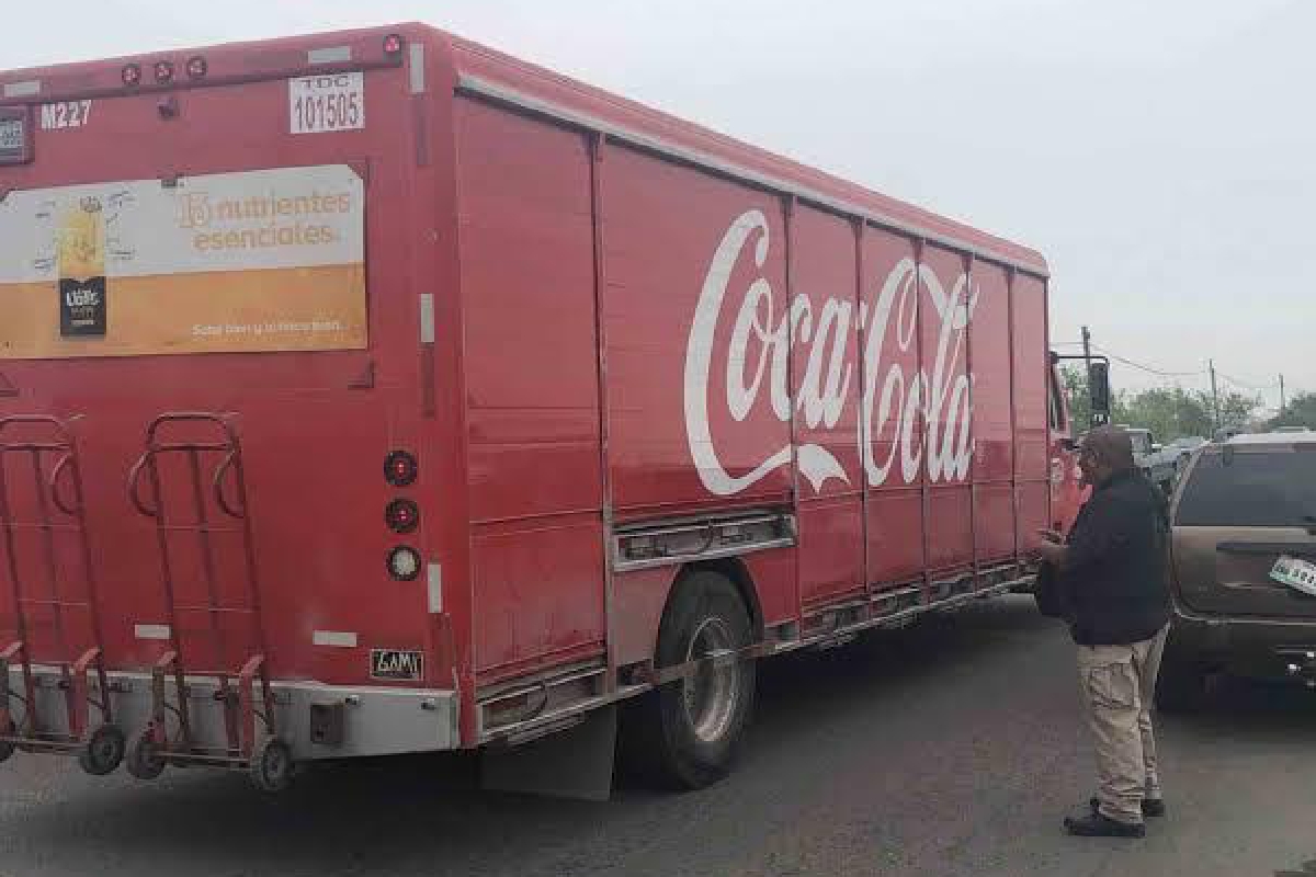 Violento asalto a repartidores de Coca-Cola en Sanctorum