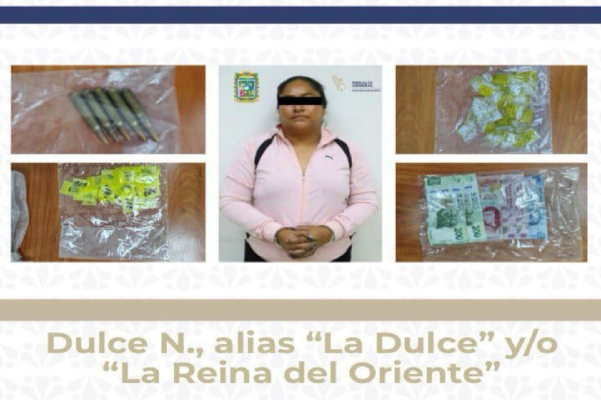 Captura la FGE a peligrosa líder criminal conocida como “La Reina del Oriente”