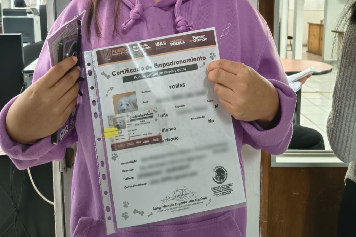 Puebla promueve el registro opcional de tus mascotas; obtendrán su CURP