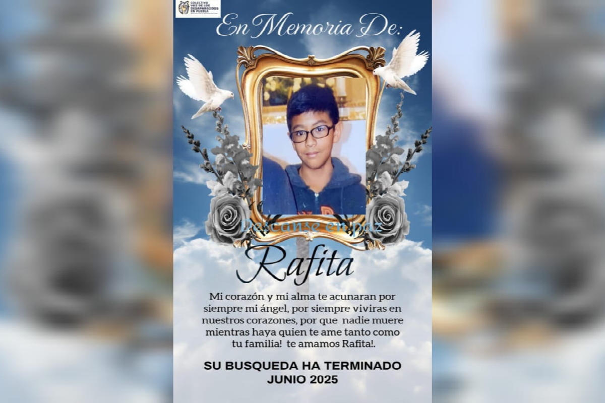 Padres de Rafita huyeron de Puebla tras asesinarlo hace cinco años