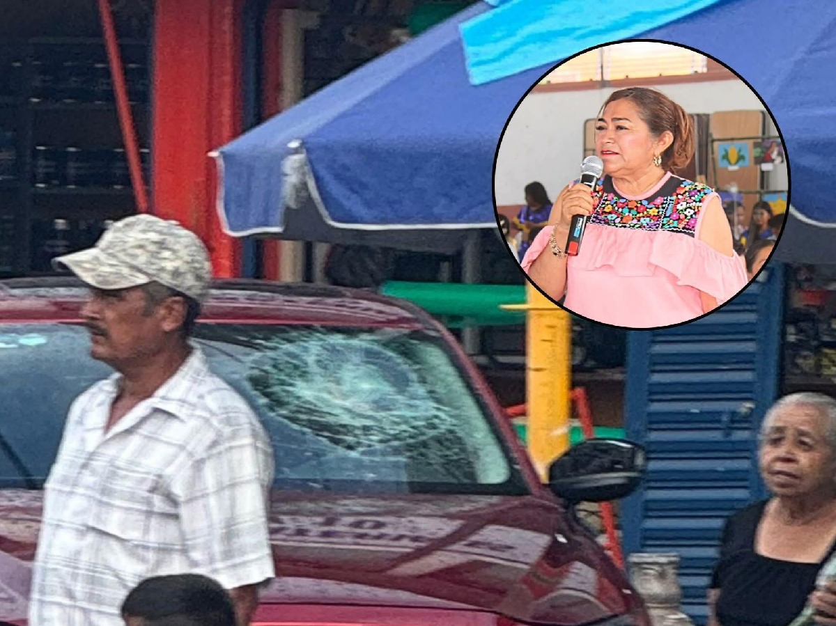 Sujetos apedrean camioneta de la edil de Huehuetlán El Chico
