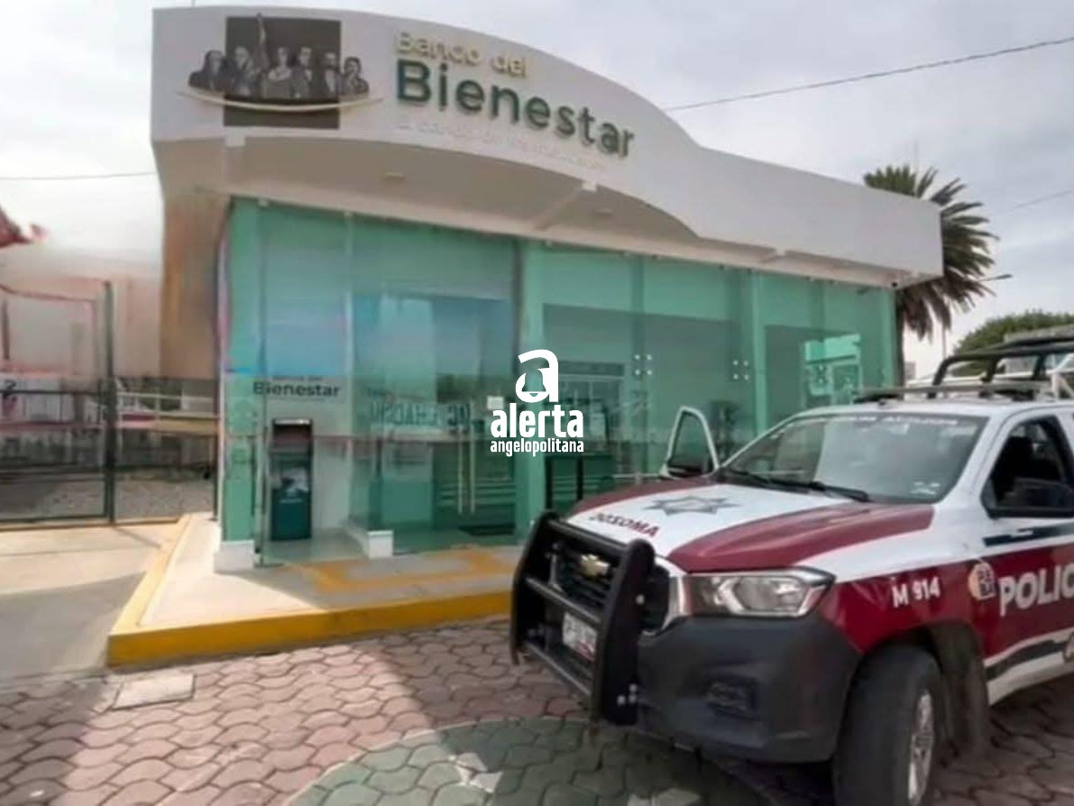 Roban cajero automático de Banco Bienestar en Chachapa