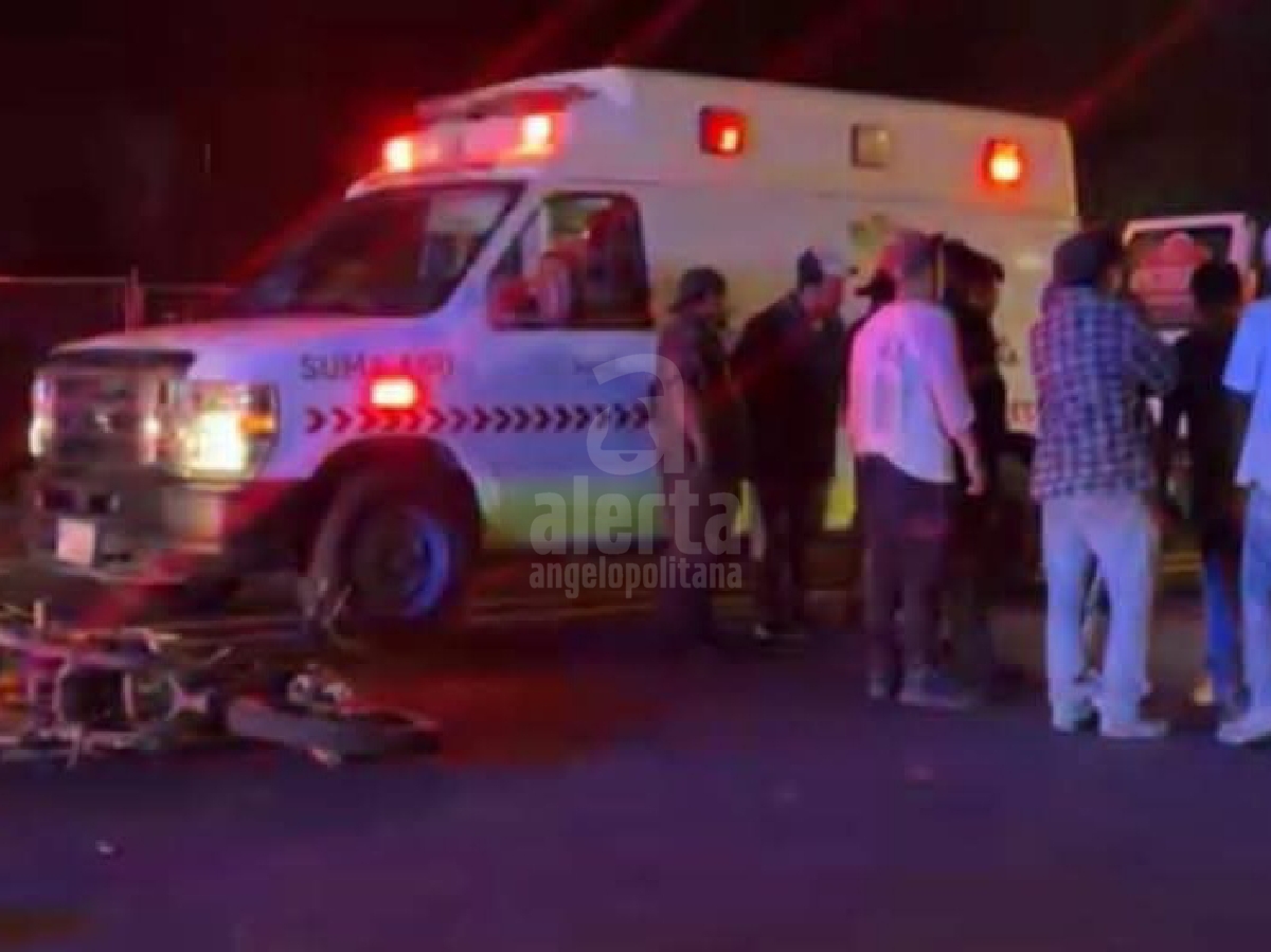 Motociclista pierde la vida tras percance vial en Ciudad Serdán
