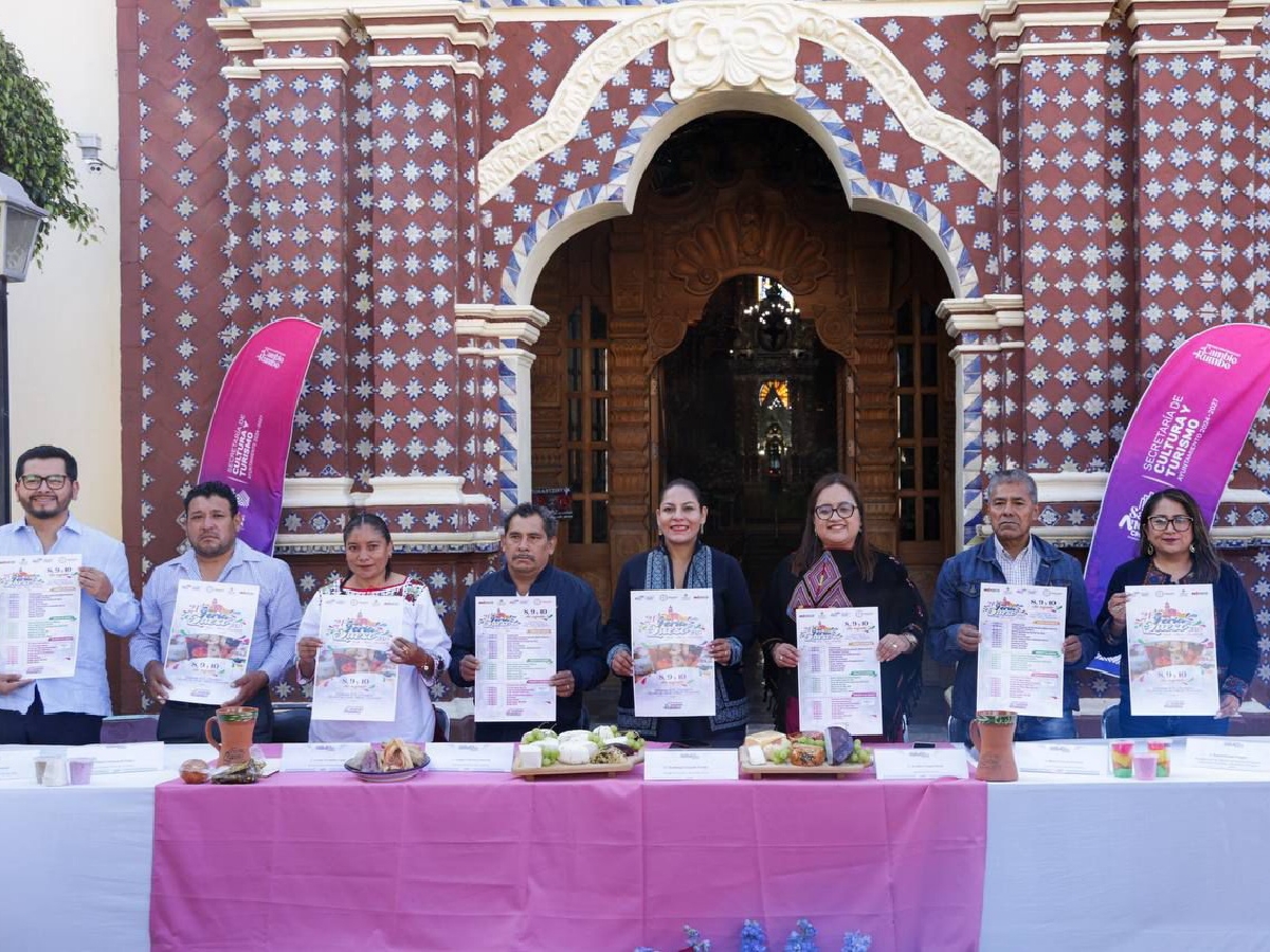 Presenta Lupita Cuautle 24ª Feria del Queso en Santa María Tonantzintla