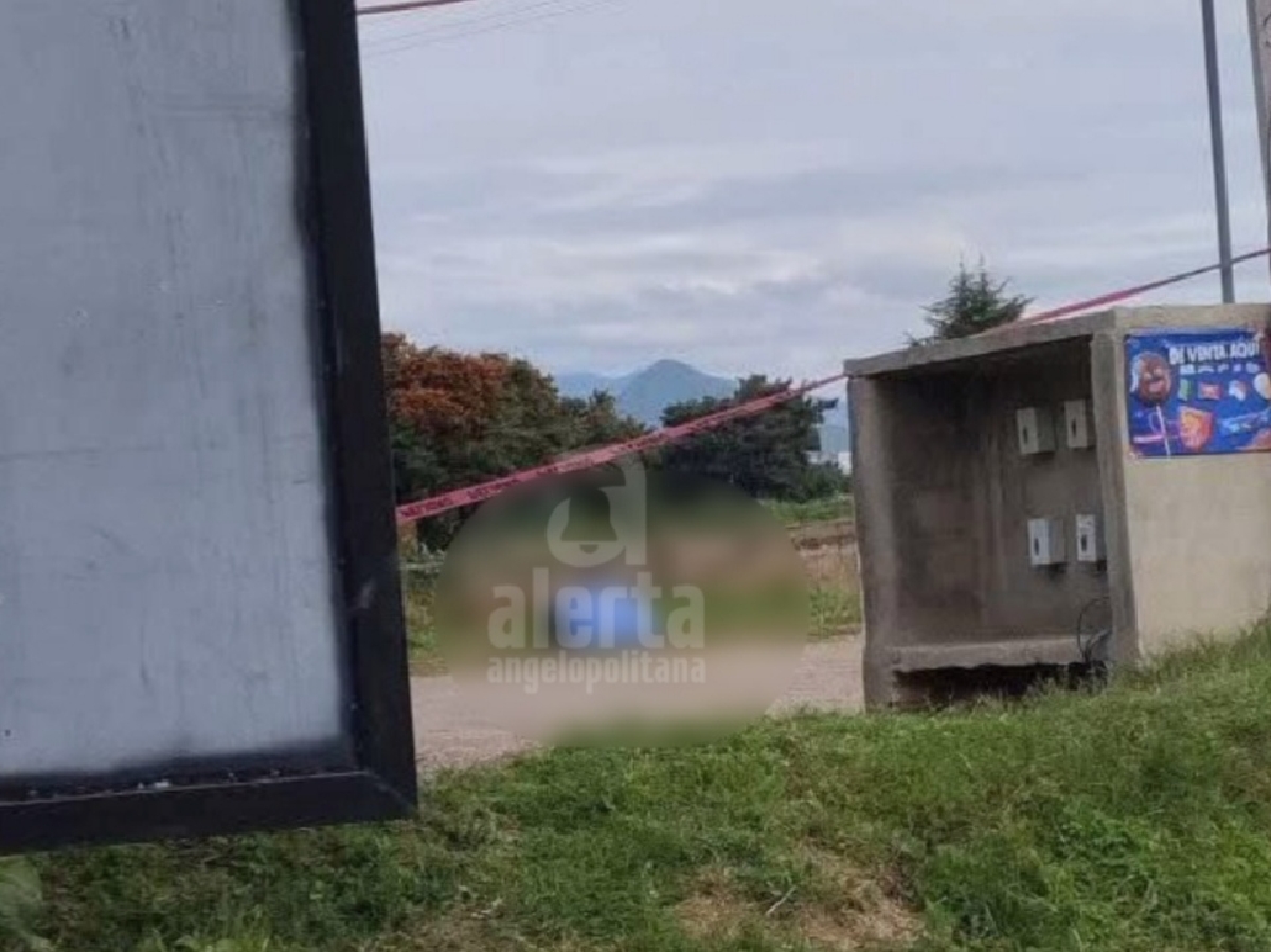 Descubren cuerpo embolsado frente a negocio en Nealtican