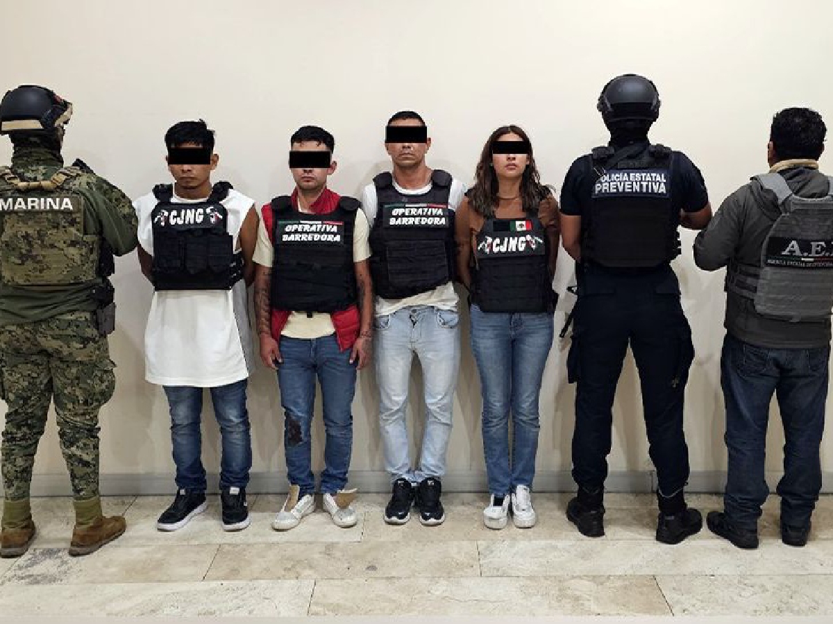 Operativo deja seis detenidos vinculados con “La Barredora” en la ciudad de Puebla
