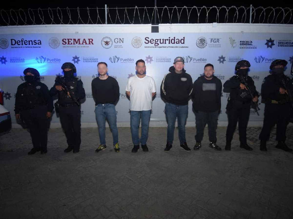 Asegura la SSC a cuatro hombres armados y con inhibidores de señal