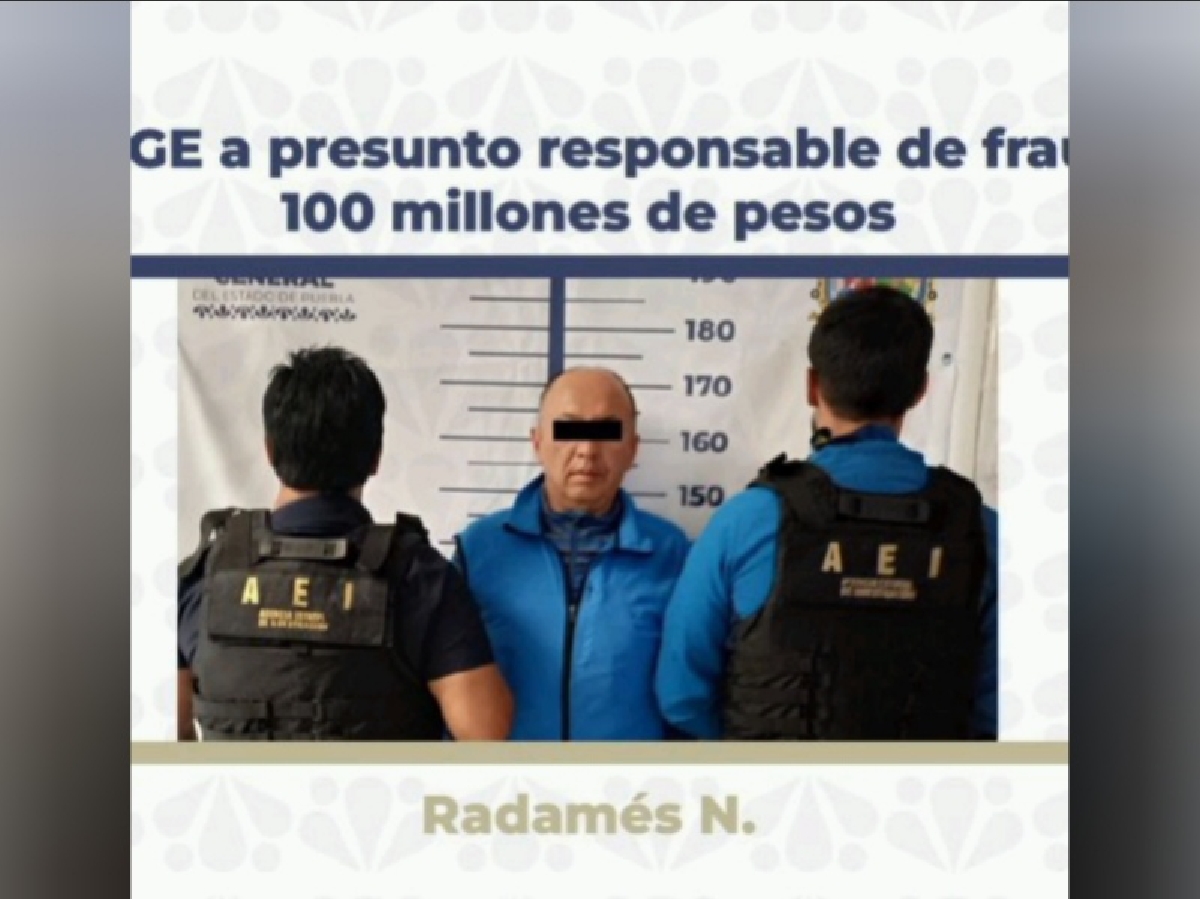 Aprehendió la FGE a presunto responsable de fraude por más de 100 millones de pesos