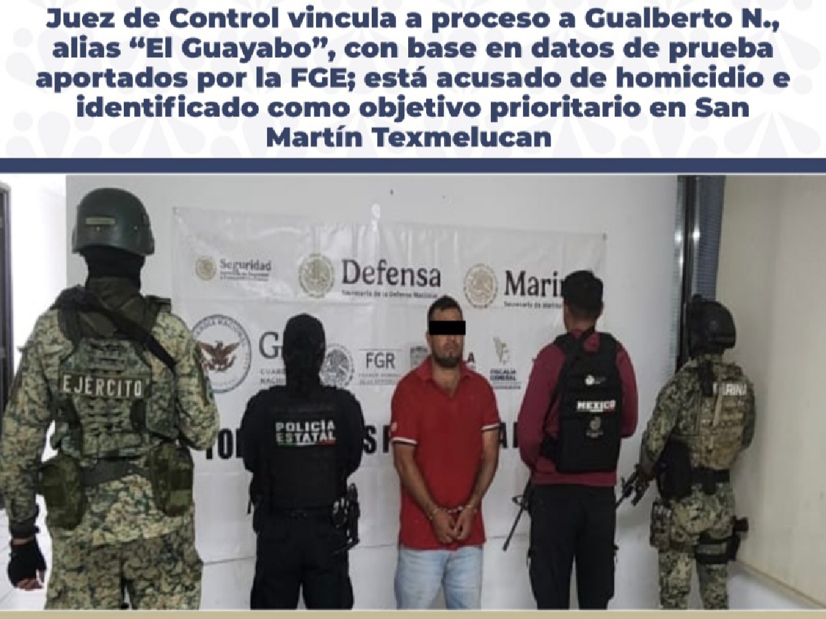 Vinculan a proceso a “El Guayabo” por homicidio en Huejotzingo