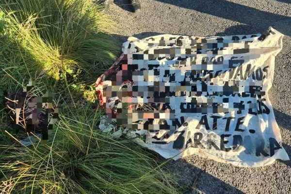 Dejan 6 cabezas sobre carretera de Tlaxcala; dos son de Puebla