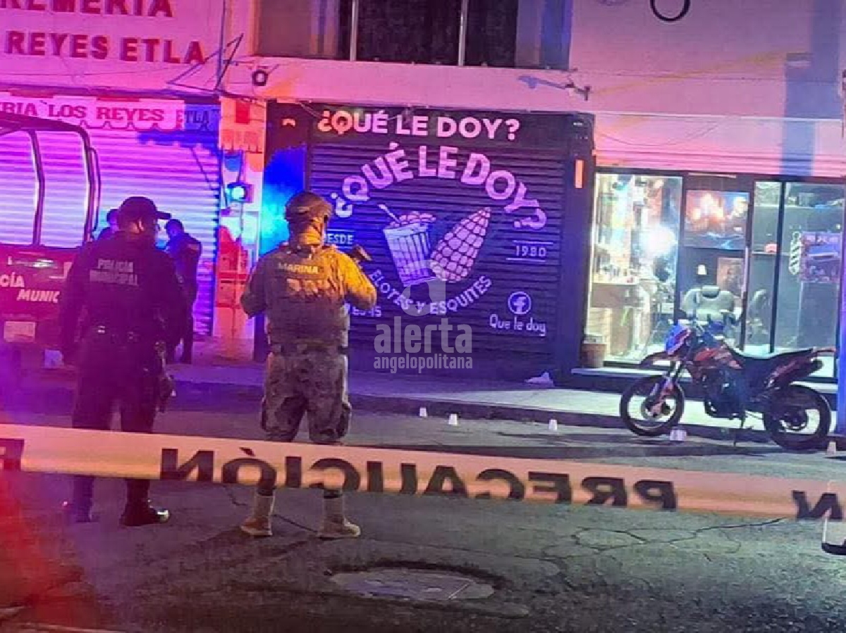 Violento ataque dentro de una barbería deja un hombre sin vida en Tehuacán