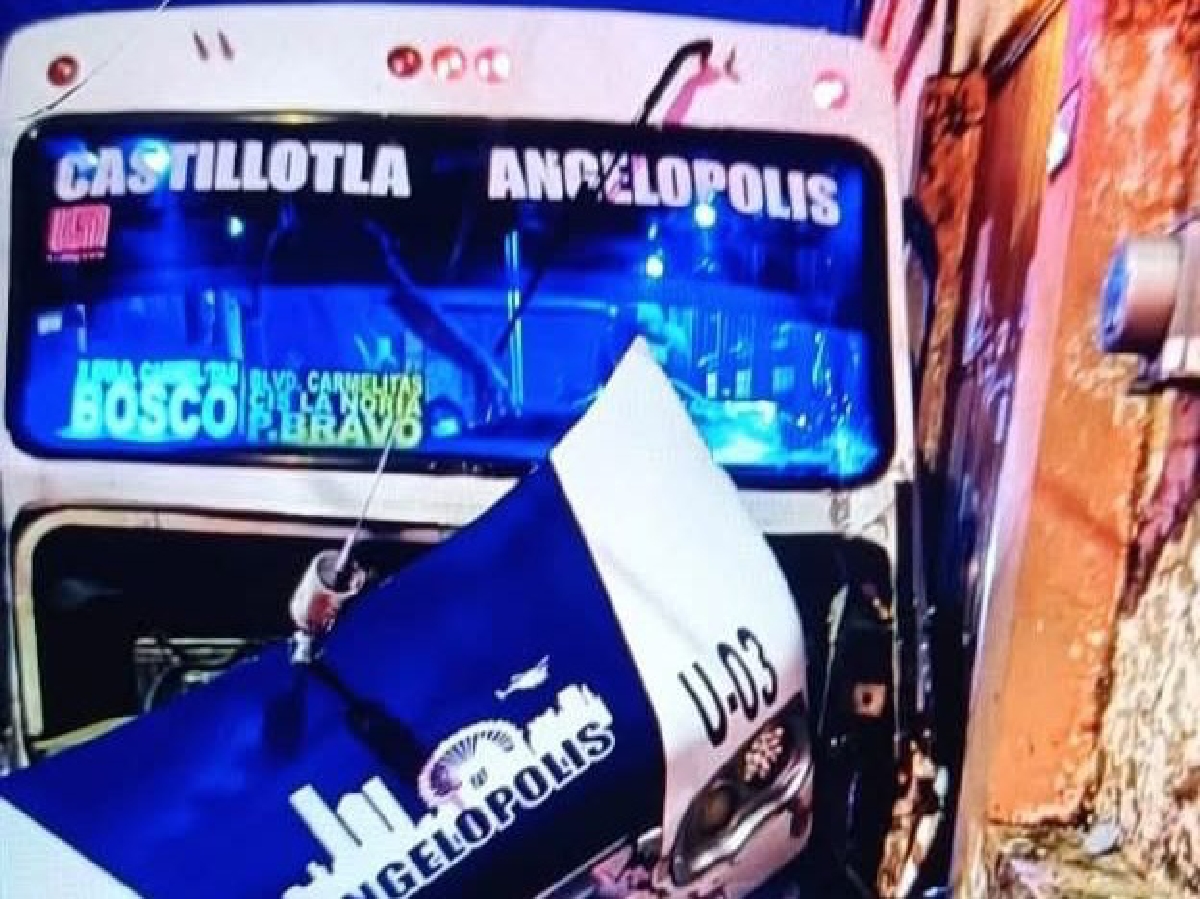 Un muerto y seis lesionados tras choque de Ruta Nueva Generación Angelópolis