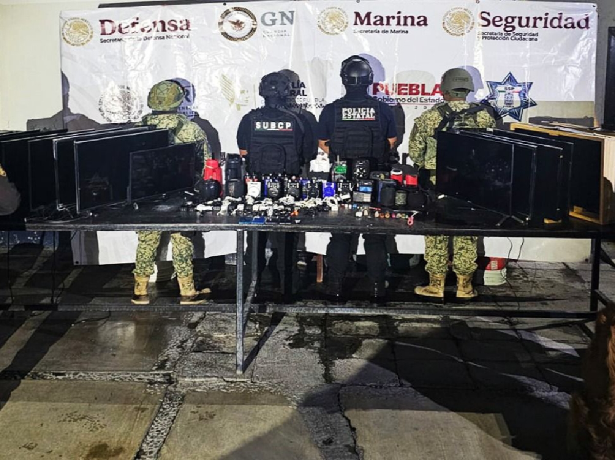 Realizan operativo en penal de Tehuacán; decomisan 30 mil pesos y pantallas