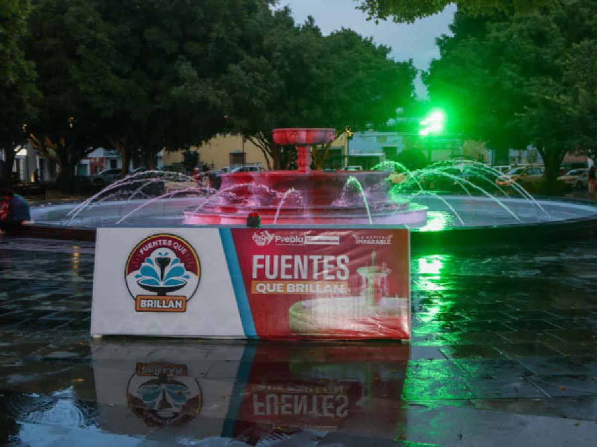 Inaugura Pepe Chedraui rehabilitación de la fuente del Jardín El Carmen