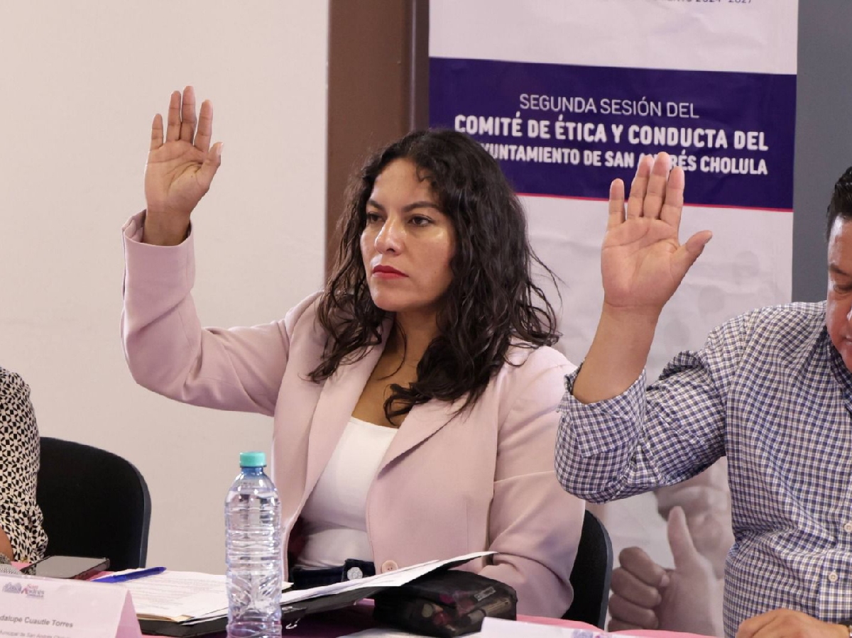 Afianza Lupita Cuautle política de integridad en San Andrés Cholula