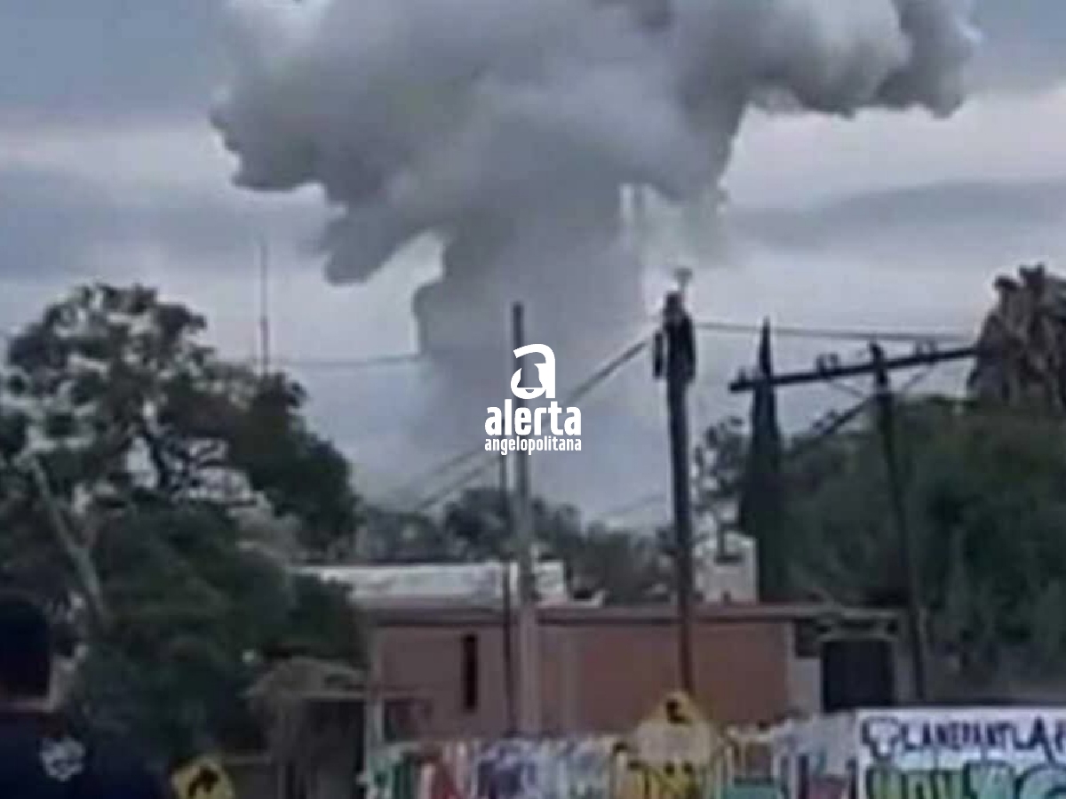 Fuerte explosión sacude Ajalpan y Santo Tomás Hueyotlipan