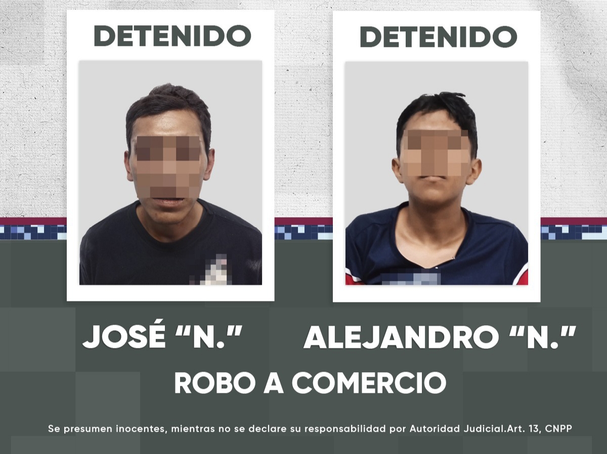 Detiene Policía de la Ciudad a dos hombres por robo a joyería