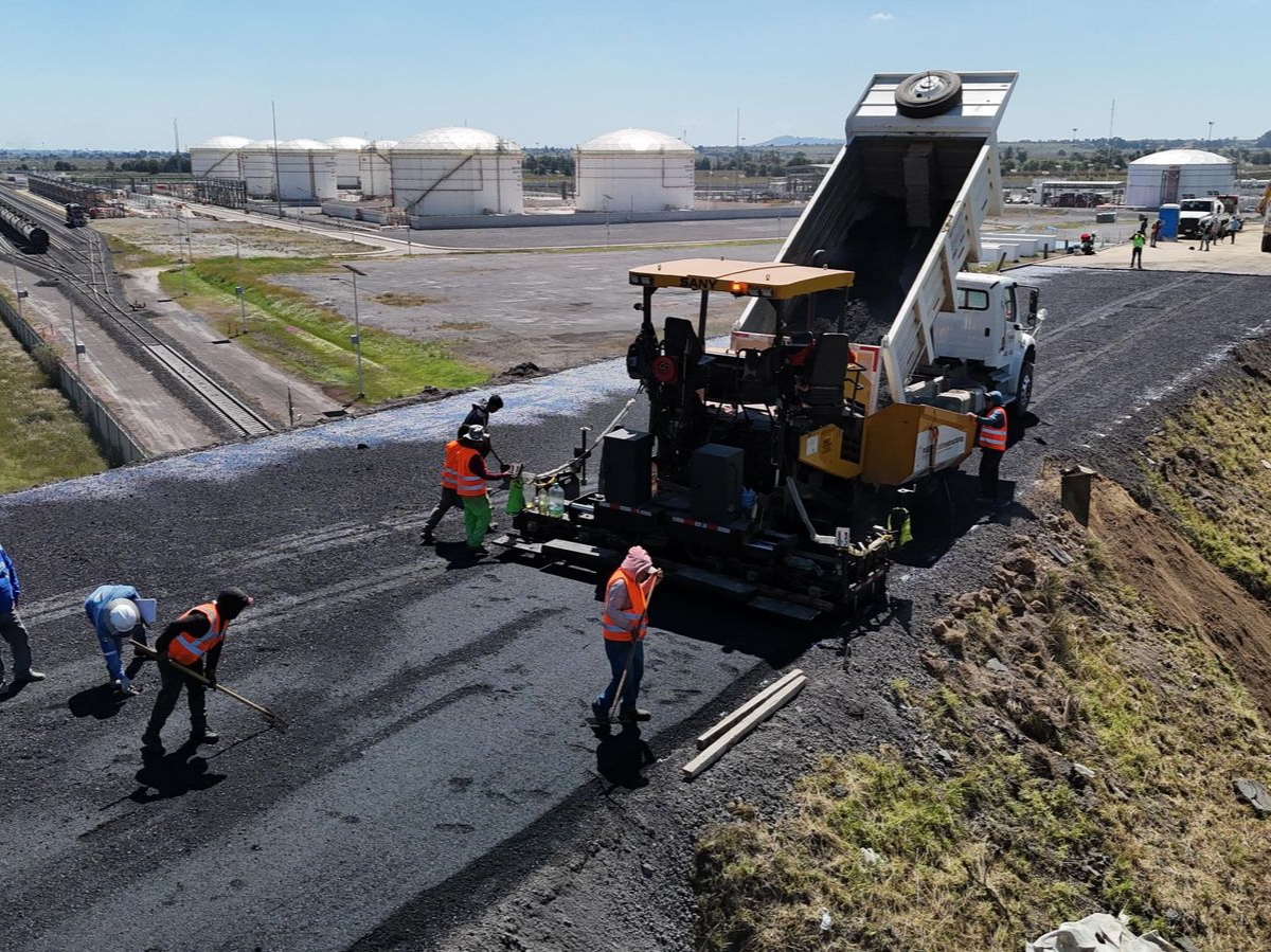 Obras en Bulevar Aeropuerto de Huejotzingo avanzan