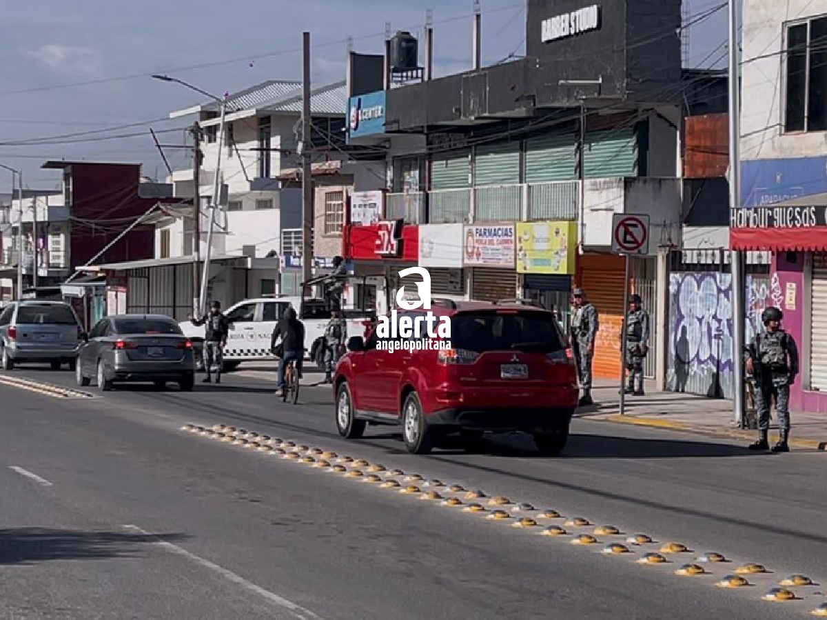 Operativo en Xonacatepec tras robo de armas a la GN