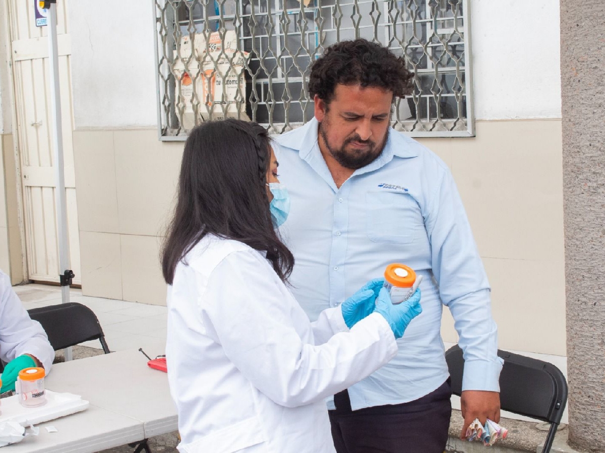 Operativos toxicológicos de SMT en transporte público de Puebla