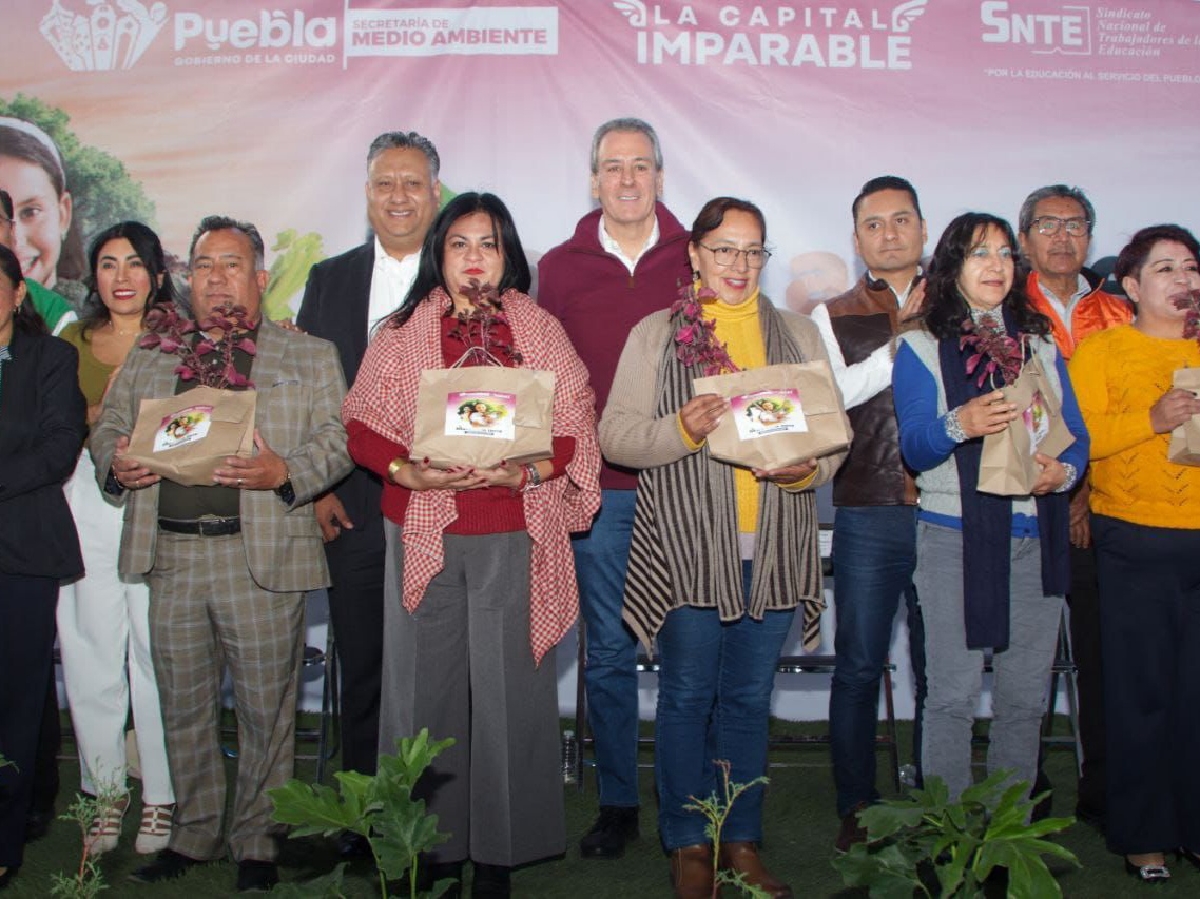 Presenta Pepe Chedraui el programa de huertos escolares “Manos a la Tierra”