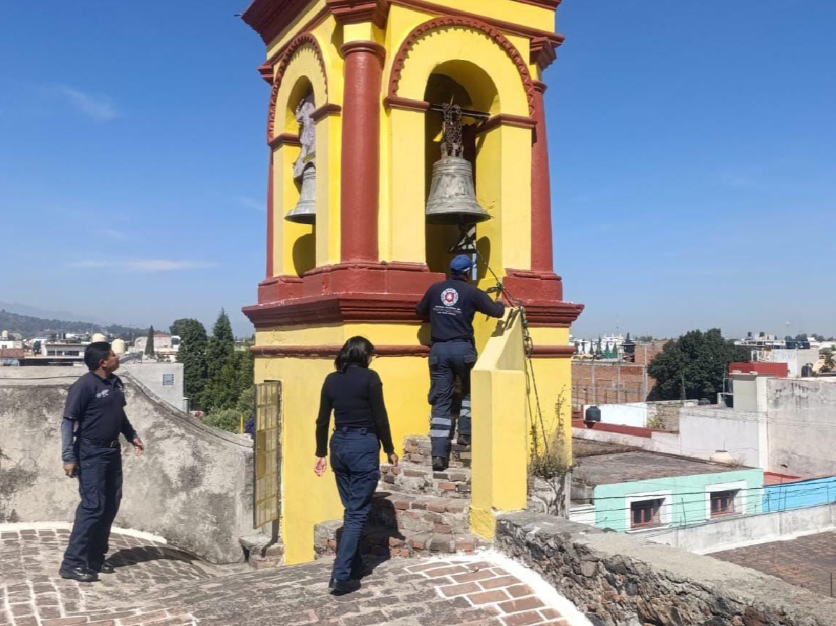 San Pedro Cholula fortalece acciones preventivas previo al Concierto de Campanas del Vaniloquio 2025