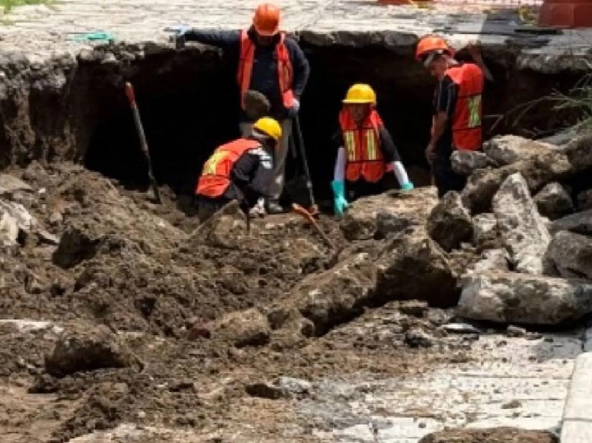 Descubren restos humanos en construcción de Chietla