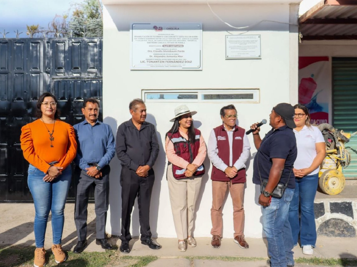 Tonantzin Fernández mejora la movilidad en Tepontla con la rehabilitación de la Vicente Guerrero