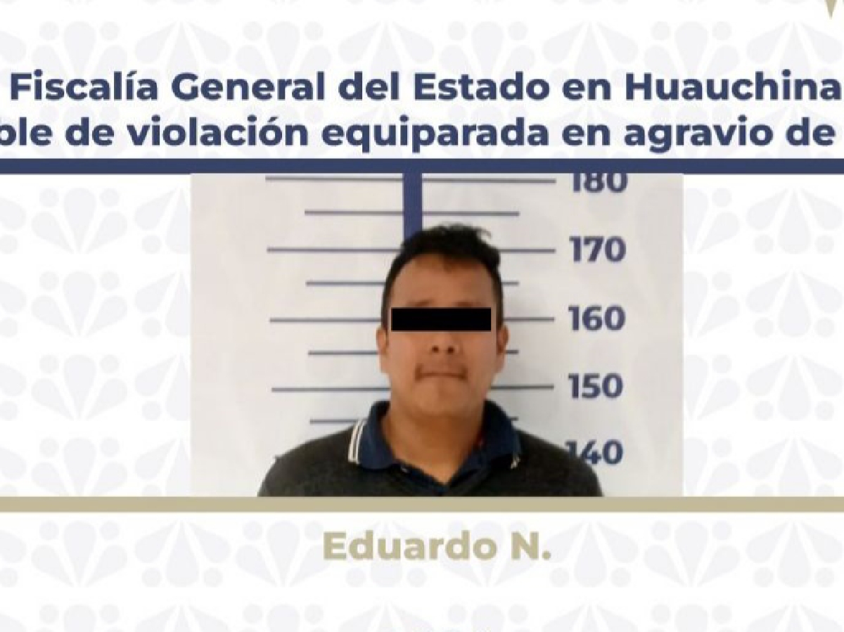 Detienen a tío que abusó sexualmente de su sobrina en Pahuatlán