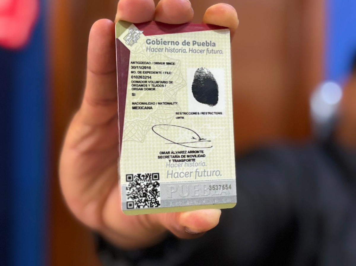 Revelan costo de la licencia de manejo digital en Puebla