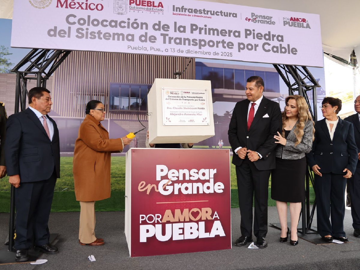 Puebla inicia construcción del cablebús; conoce las rutas
