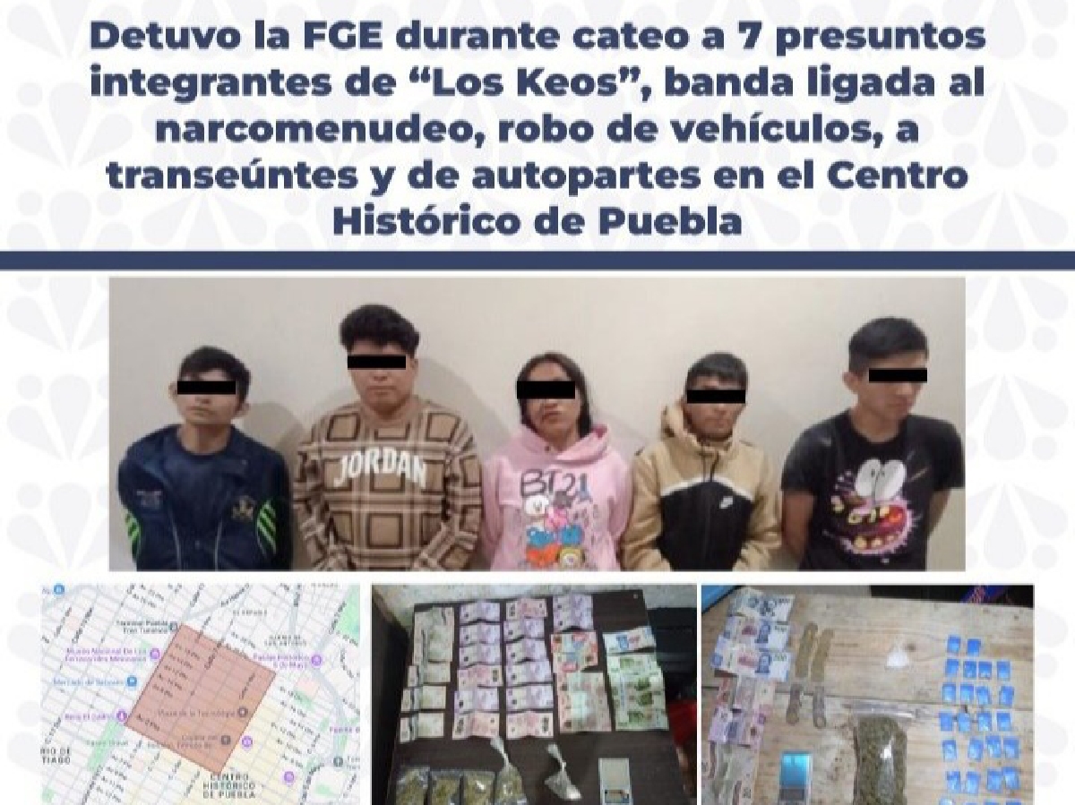 Detienen a integrantes de la banda de “Los Keos”