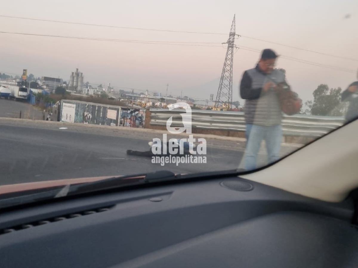 Fatal accidente en la Puebla–Tlaxcala deja un motociclista muerto