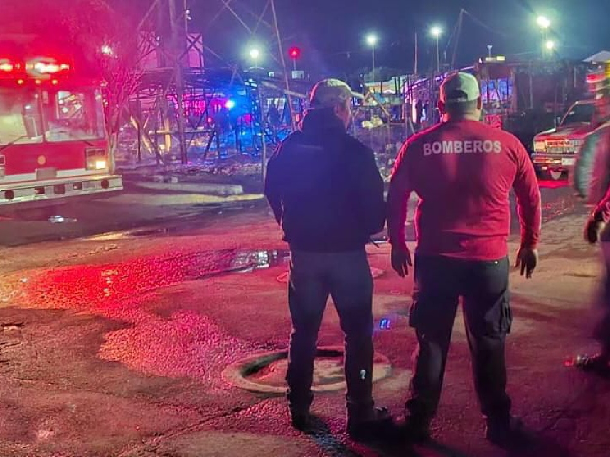 Controla Protección Civil incendio en Central de Abasto de Huixcolotla