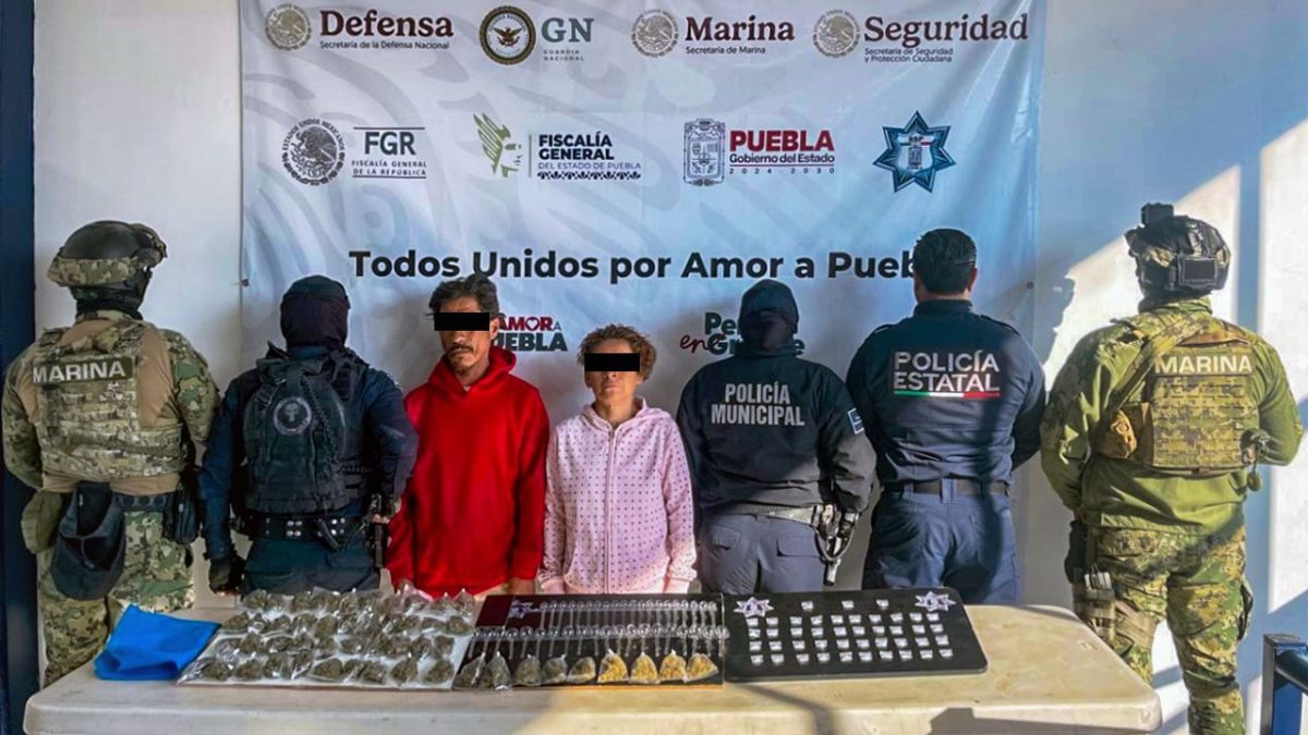 Detienen a narcomenudistas en Tehuacán