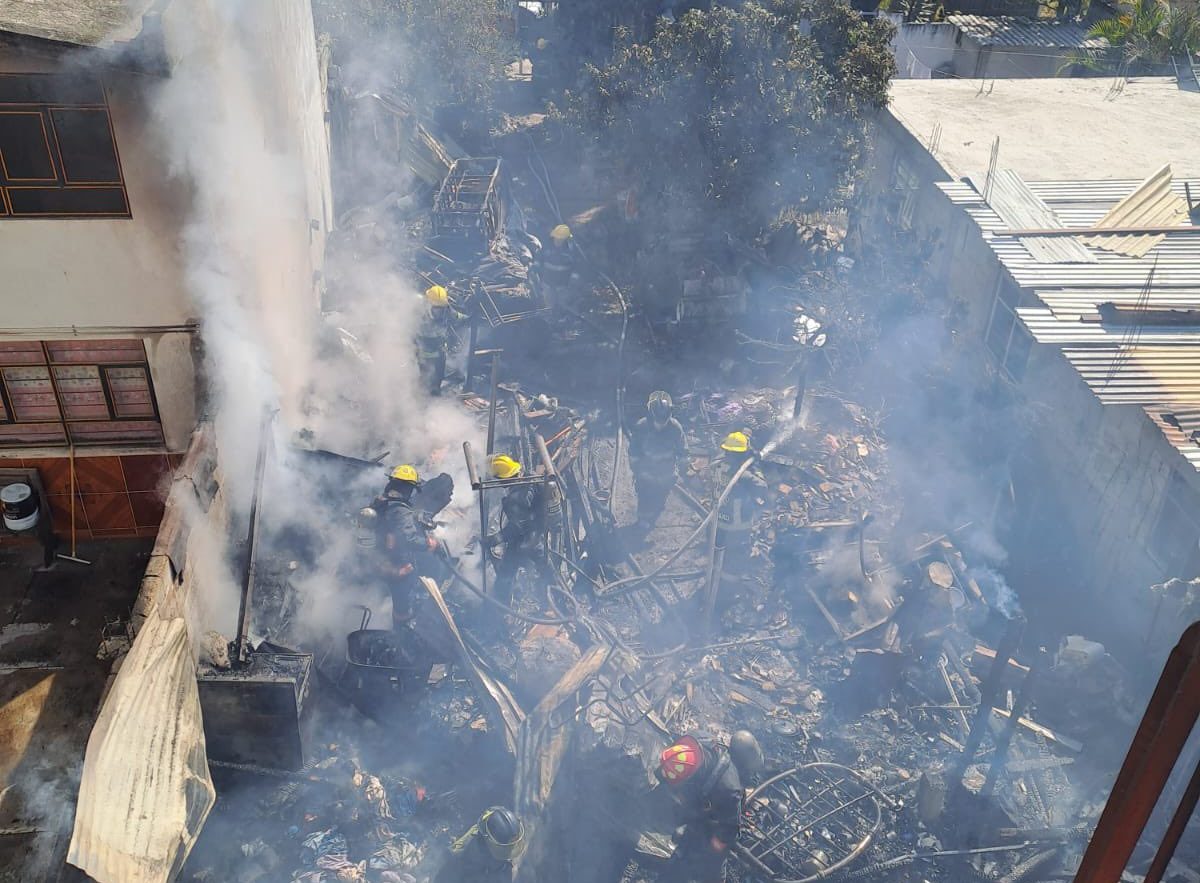 Incendio deja un abuelito sin vida en Guadalupe Hidalgo