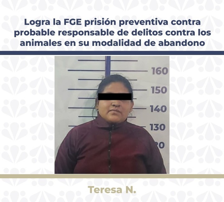 Perrita es abandonada por su dueña en Puebla; ahora está en la cárcel