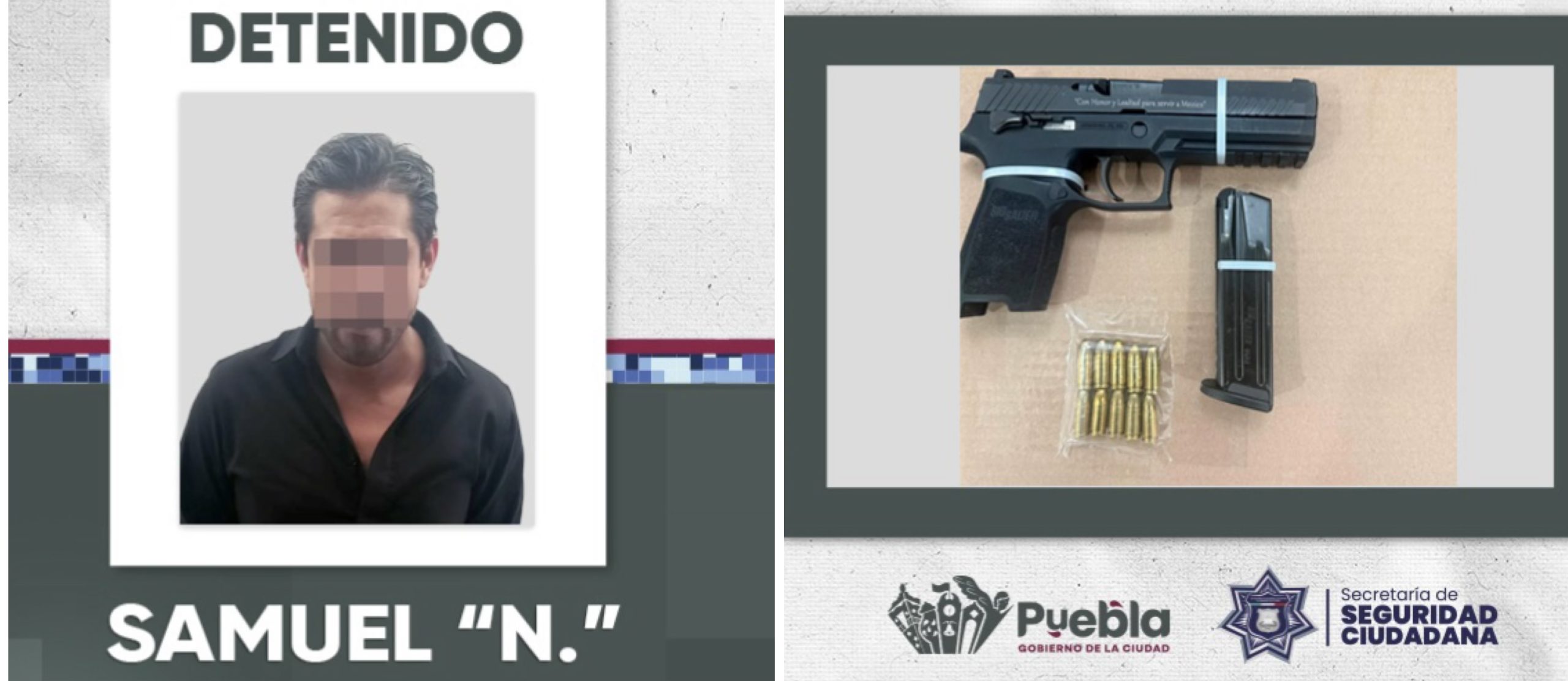 SSC detiene a un hombre con arma de fuego en Valle Dorado 