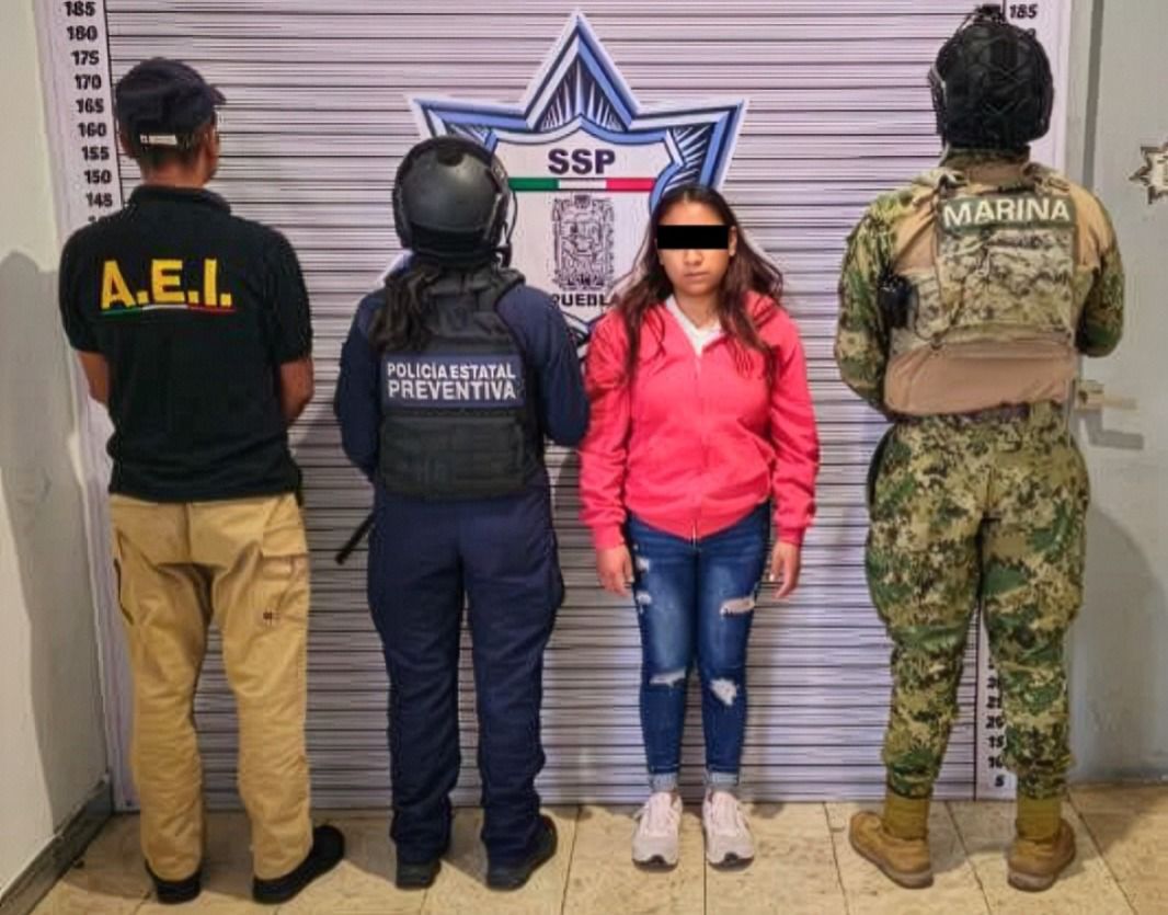 Extorsionadora es detenida en Puebla