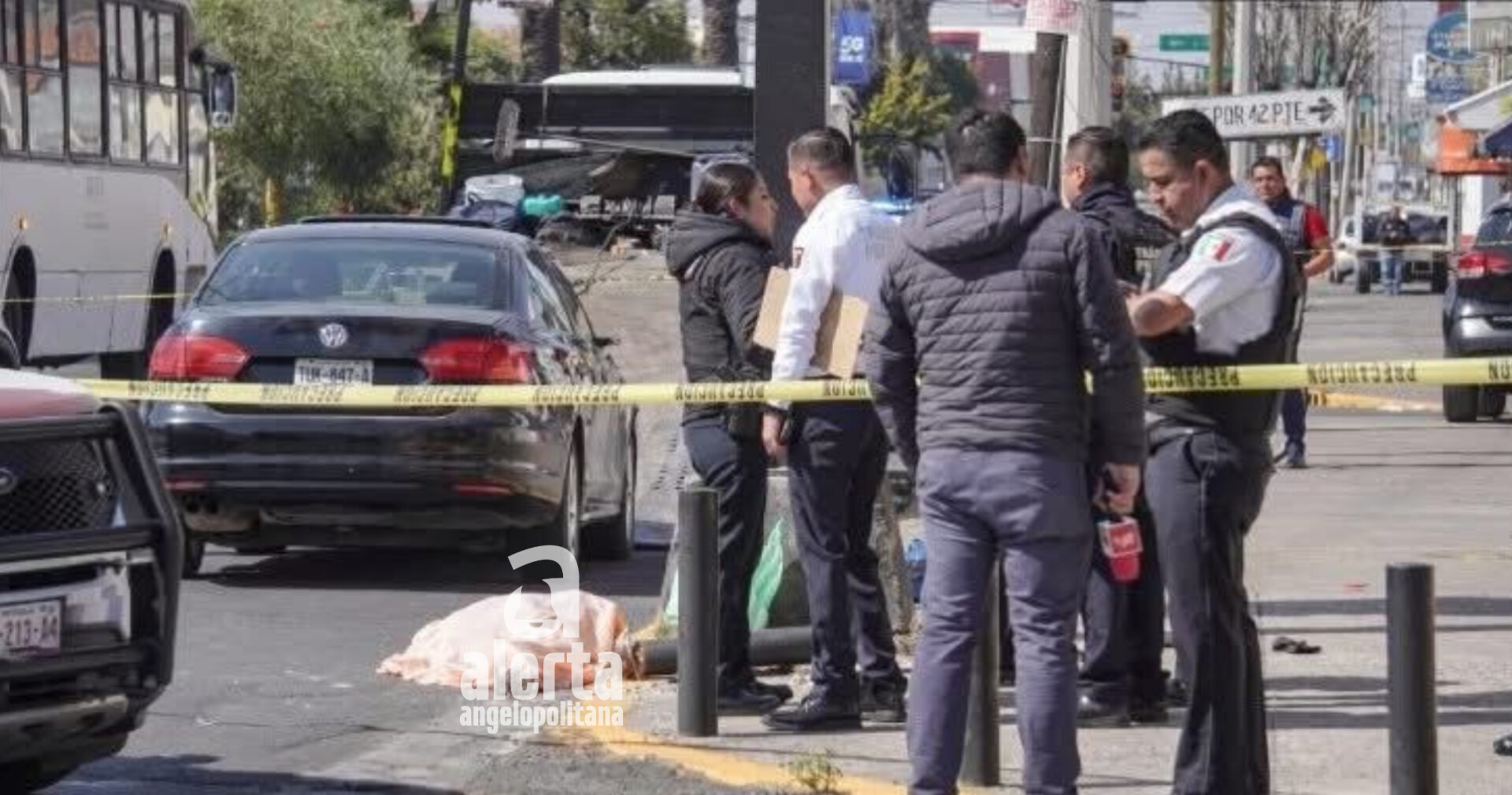 Abuelito fallece atropellado en la Defensores de la República
