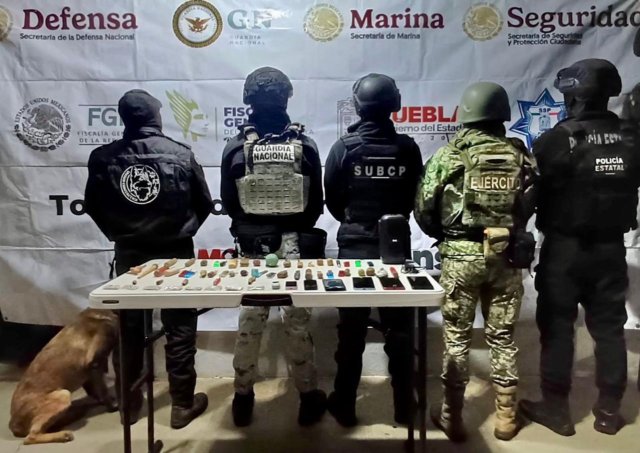 Autoridades estatales y federales realizan operativos en penales de Puebla y Huauchinango