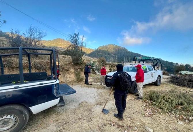 Policía Estatal Forestal controla incendios en Libres y San Pedro Cholula