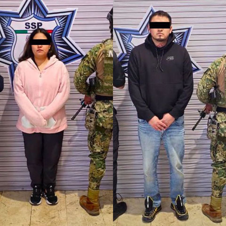 Jesús y Sandra son detenidos por violencia en Lomas de Angelópolis