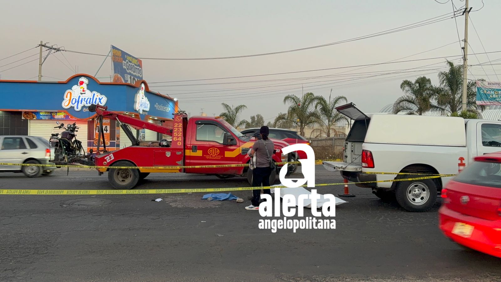 Muere motociclista atropellado en San Aparicio