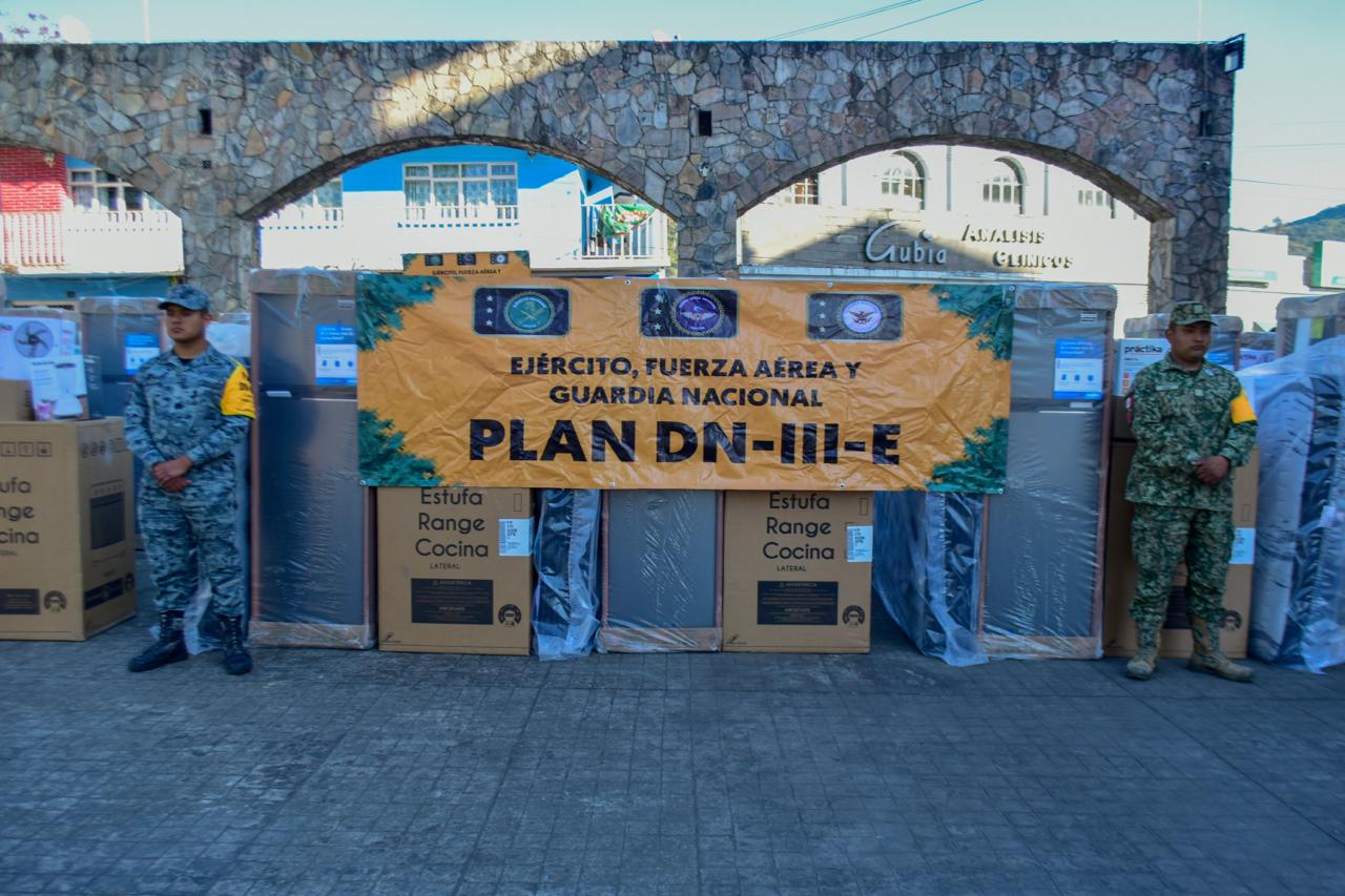 Gobierno de México entrega en Puebla más de 6 mil apoyos por Tormenta Jerry