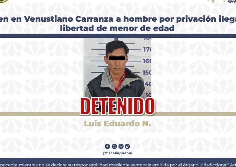 Detienen a Eduardo por el delito de secuestro; la víctima es de Veracruz