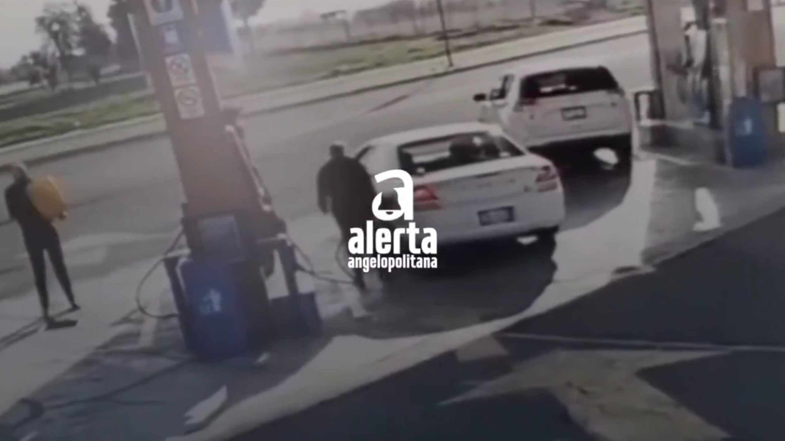 Sujeto engaña a despachadora y no paga gasolina en Huejotzingo