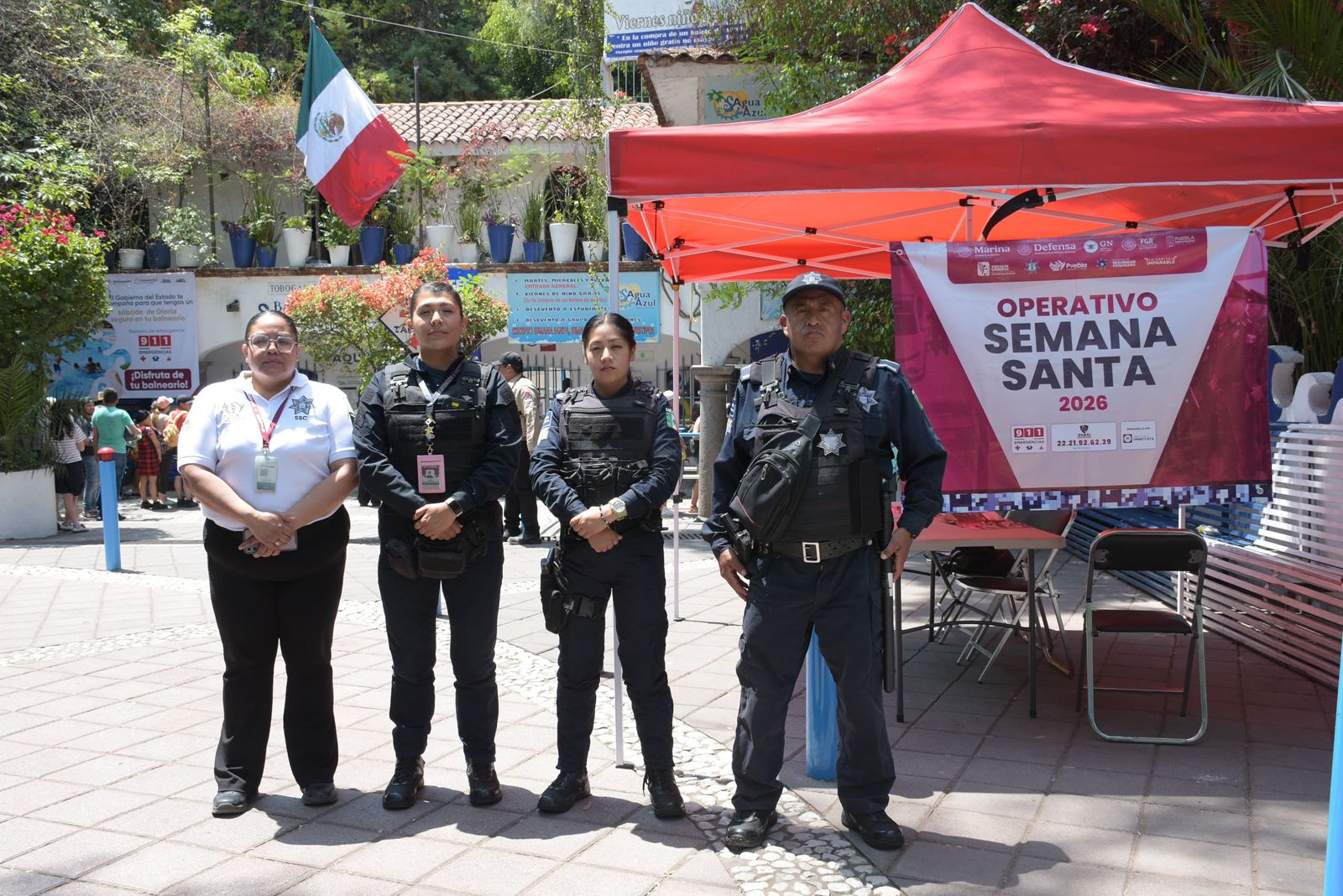 Permanence operativo de vigilancia del gobierno de Pepe Chedraui para mantener la tranquilidad en Semana Santa